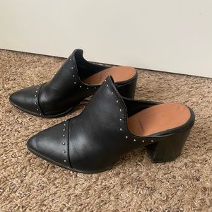 Report Black Studded Mules | Women Size 8